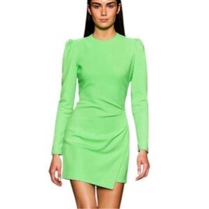 slim fit dress slacks Nine Twenty-Seven Dress in Lime – KkCo main image 0
